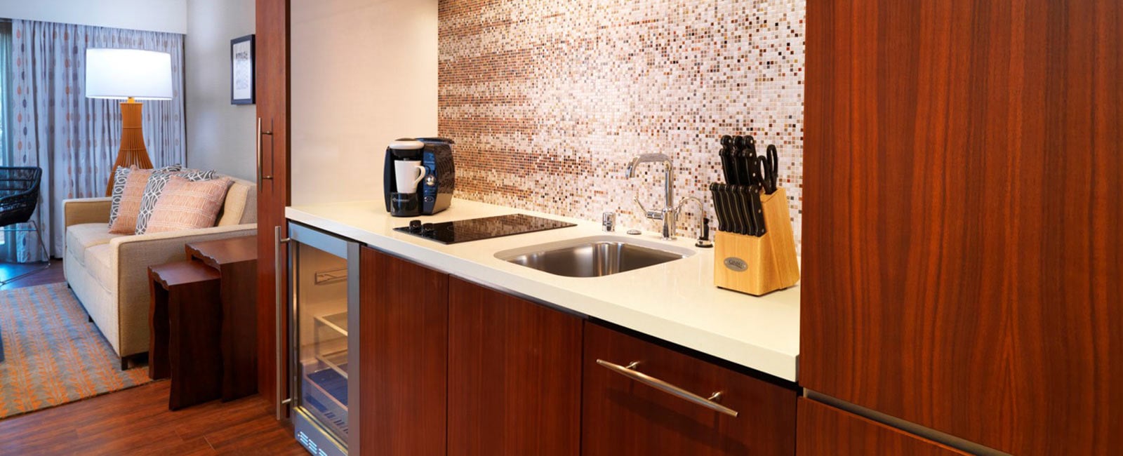 Kitchen Area at Hokulani Waikiki Resort in Honolulu, Hawaii