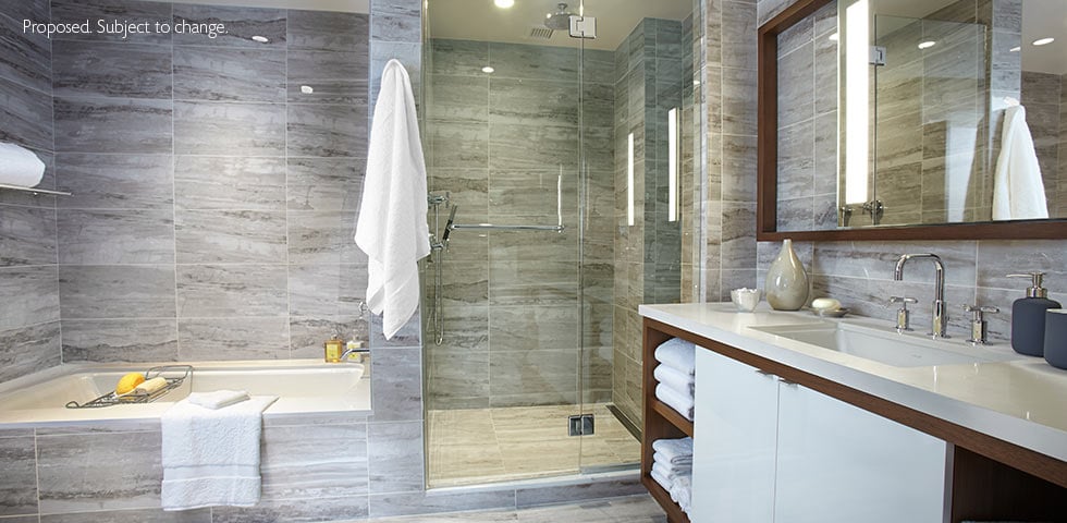 The Bathroom of The Residences by Hilton Club in New York